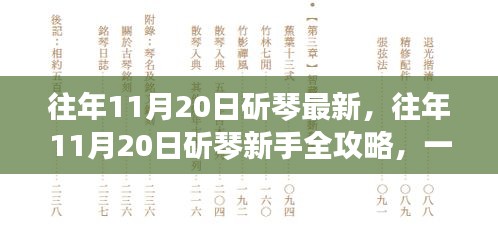 11月20日斫琴指南，從新手到完美古琴制作的全方位攻略