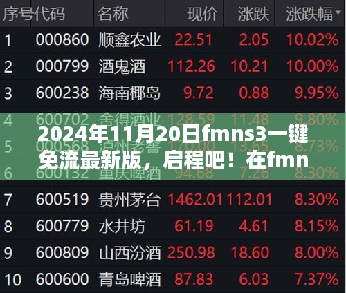 FMNS3一鍵免流最新版，觸摸自然之魂的啟程之旅