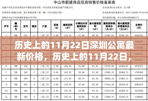 歷史上的11月22日深圳公寓價格變遷及影響概覽