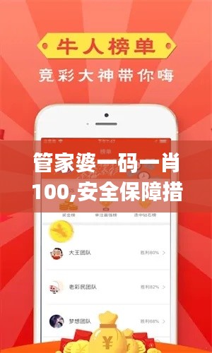 管家婆一碼一肖100,安全保障措施_豐富版YUF1.8