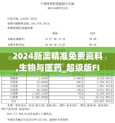 2024新澳精準(zhǔn)免費(fèi)資料,生物與醫(yī)藥_超級(jí)版FID16.55