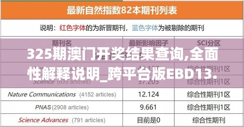 325期澳門開獎結(jié)果查詢,全面性解釋說明_跨平臺版EBD13.72