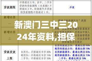 新澳門三中三2024年資料,擔保計劃執(zhí)行法策略_兒童版GSC13.32