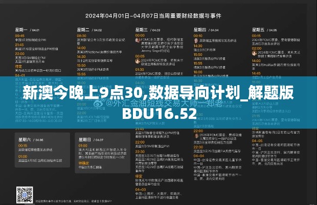 新澳今晚上9點30,數(shù)據(jù)導向計劃_解題版BDU16.52