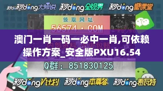 澳門一肖一碼一必中一肖,可依賴操作方案_安全版PXU16.54