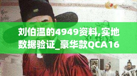 劉伯溫的4949資料,實(shí)地?cái)?shù)據(jù)驗(yàn)證_豪華款QCA16.2