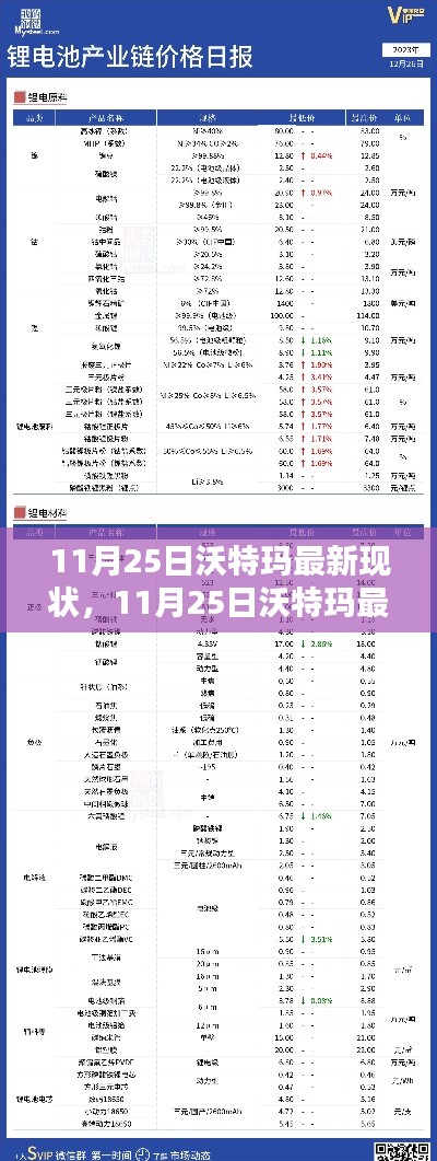 11月25日沃特瑪最新現(xiàn)狀分析，深度解析其現(xiàn)狀與發(fā)展趨勢(shì)