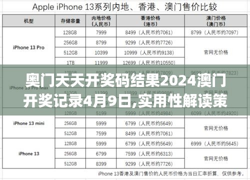 奧門天天開獎碼結(jié)果2024澳門開獎記錄4月9日,實用性解讀策略_交互式版XMZ19.41