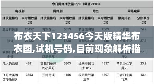 布衣天下123456今天版精華布衣圖,試機(jī)號(hào)碼,目前現(xiàn)象解析描述_nShopGJA19.4