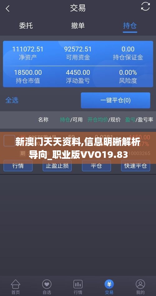 新澳門天天資料,信息明晰解析導向_職業(yè)版VVO19.83