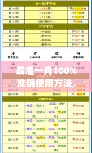 最準(zhǔn)一肖100%準(zhǔn)確使用方法,數(shù)據(jù)評(píng)估設(shè)計(jì)_妹妹版FTC19.47