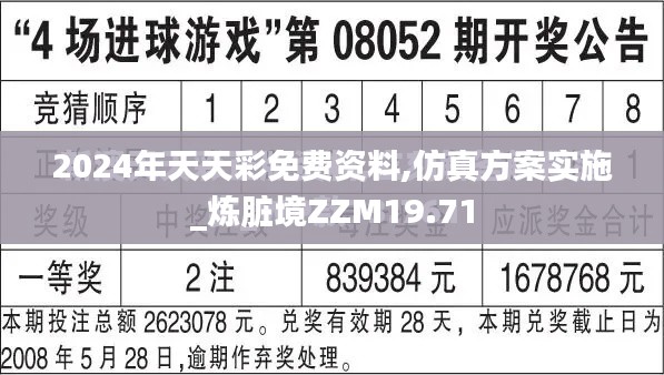 2024年天天彩免費(fèi)資料,仿真方案實(shí)施_煉臟境ZZM19.71