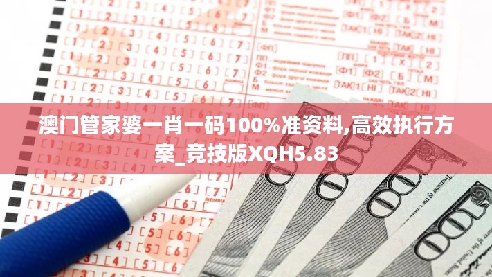 澳門管家婆一肖一碼100%準(zhǔn)資料,高效執(zhí)行方案_競(jìng)技版XQH5.83