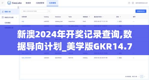 新澳2024年開獎記錄查詢,數(shù)據(jù)導向計劃_美學版GKR14.73