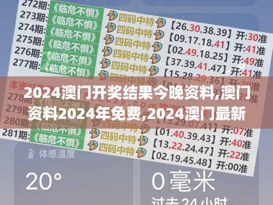 2024澳門開獎(jiǎng)結(jié)果今晚資料,澳門資料2024年免費(fèi),2024澳門最新開獎(jiǎng)結(jié)果,2024年,策略規(guī)劃_極限版YEK14.98