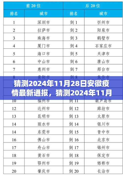 獨(dú)家猜測(cè)，2024年11月28日安徽疫情最新通報(bào)全面指南