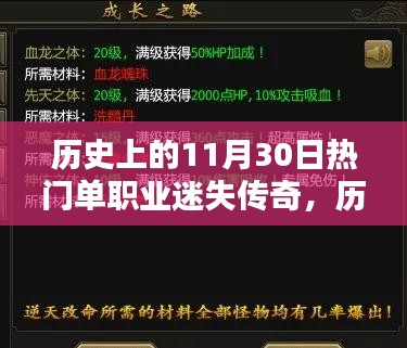 歷史上的11月30日單職業(yè)迷失傳奇，利與弊的探討