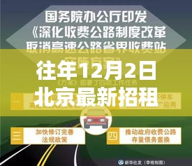 往年12月2日北京最新招租信息速遞，把握機(jī)遇，不容錯過！