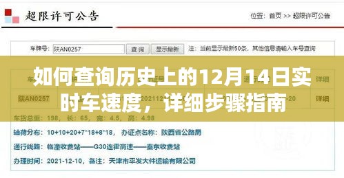 詳細步驟指南，查詢歷史上的12月14日實時車速度