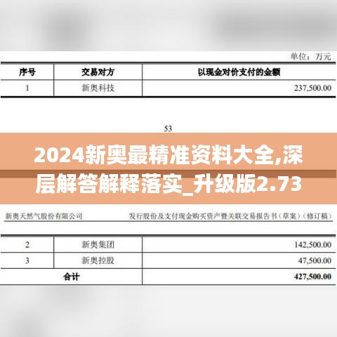 2024新奧最精準(zhǔn)資料大全,深層解答解釋落實(shí)_升級(jí)版2.733