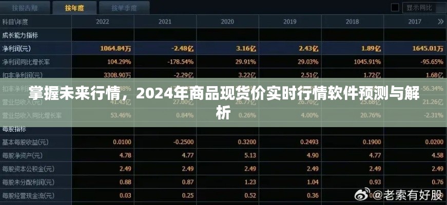 掌握未來行情，2024年商品現(xiàn)貨價(jià)實(shí)時(shí)行情軟件預(yù)測解析報(bào)告