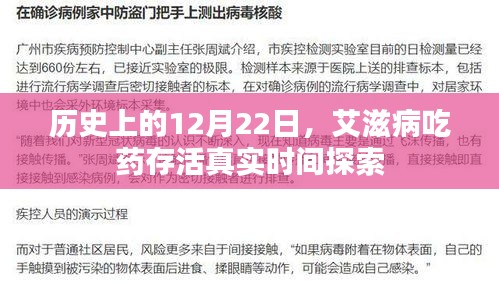 歷史上的艾滋病吃藥存活真實時間探索，12月22日的回顧與啟示